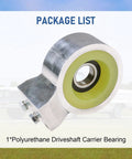 Chevy Impala Driveshaft Carrier Bearing Replacement Kit for 1958 to 1964 and GMC Truck 1963 to 1972 aluminum component