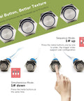 Next Level Four Color Metal Button Props With 12V Magnetic Lock showing sequence and simultaneous modes for escape room games.