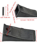 5X X156L Bucket Teeth Kit With 156LPN Long Pins For 156 Series Excavators And Skid Steers, measurements shown