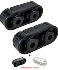 Heavy Duty Exhaust Muffler Hangers Set For Silverado Sierra 1999-2018 And Yukon Tahoe 2000-2018 with embedded iron skeleton