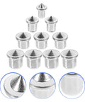 Dowel Center Transfer Plugs Set Handy Steel Tenon Center Pins For Woodworking Accurate Marking And Alignment 6mm 8mm 10mm 12mm Sizes 16 Pieces