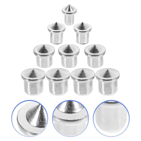 Dowel Center Transfer Plugs Set Handy Steel Tenon Center Pins For Woodworking Accurate Marking And Alignment 6mm 8mm 10mm 12mm Sizes 16 Pieces