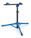 PRS-22.2 Team Issue Repair Stand For Bikes Adjustable Heavy-Duty Bicycle Work Stand With Rock Solid Stability shown with blue frame