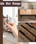 Antique Copper Cabinet Pulls With 2.5 Inch Hole Centers And 3.5 Inch Overall Length Solid Zinc Alloy Retro Drawer Pulls for cabinets.