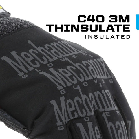 Close-up of the back of Insulated Winter Work Gloves With 40g 3M Thinsulate Insulation Water And Wind Resistant Softshell