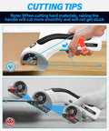 Cordless Electric Scissors Rotary Cutter For Cardboard And Packages 4V Box Cutter With Replacement Blade And Charger