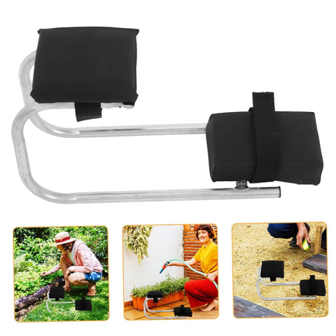 Portable Gardening Kneeler And Seat With Wearable Foam Pad And Non Slip Base Heavy Duty Workhorse Garden Bench for kneeling or sitting