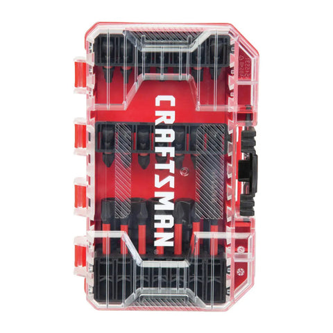 Impact Driver Bit Set With Phillips Slotted Torx Bits, CNC Machined Tips For A Precise Fit And Less Cam Out, 33 Piece Kit in case