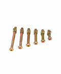 Heavy Duty Crib Hardware Screws And Barrel Nuts Set 100 Pack M6 And M8 Hex Drive Socket Cap Bolts In 30mm To 80mm Zinc Plated