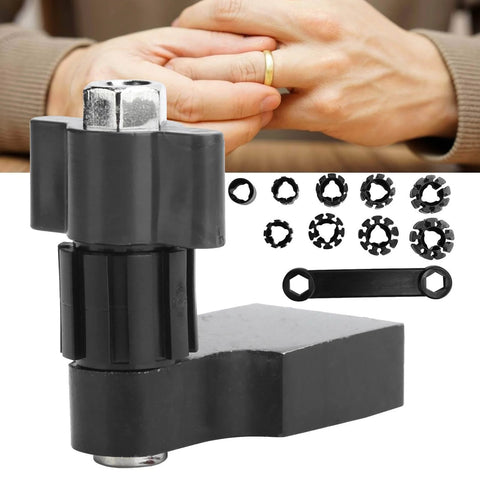 Ring Fixture Clamp Holder Set For Jewelry Making Fixed Ring Setting Polishing And Engraving Tool Kit Black Durable