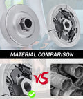 Material comparison of Three Eighths Inch 7T Clutch Drum Rim Sprocket Kit for Stihl MS361 MS440 MS461 MS460 Chainsaw Replacement