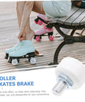 Rubber Brake Block Stopper Kit For Roller Skates And Quad Skates Adjustable Toe Stops on mint green skates