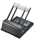 Extreme Duty Two To Three Hole Punch with High Leverage Handle, precision steel heads, and adjustable hole configuration.