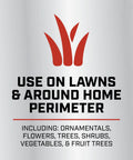 Backyard Mosquito And Bug Killer Ready To Spray For Outdoor Pest Control label showing use on lawns and home perimeter, 32 fl oz