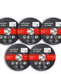Hassle Free 12V Cordless Mini Angle Grinder And Polishing Machine With 16mm Disc Bore For Swift Grinding Cutting And Detailing Work Reliable Contractor Grade Handheld Power Tool Kit Packs Five Tough Accessories - set of five saw blades for metal 76mm diameter