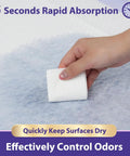 Legit Heavy Duty Disposable Underpads 36X36 Inches 50 Pack showing rapid absorption feature for adult pee pads.