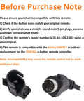 4 Button Lighted Remote Replacement With USB Charging Port For Dual Motor Lift Chair And Power Recliner Model DL SK 109 2 002 Easy Install Durable Build Fits Straight 5 Pin Plugs, 5-pin connector close-up
