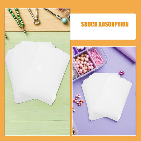 EPE Pearl Cotton Foam Pouches For Moving And Packing Hassle Free Quick Wrap Protective Sleeves For Dishes And Mugs Lightweight Cushioning With Impact Resistance 200 Pack For Safe Transit And Storage, white foam sheets