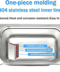 15 Litre Ultrasonic Cleaner With Heater And Timer 40KHz Heavy Duty Stainless Steel Cleaning Machine inner liner view showing 304 stainless steel.