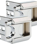 Home Door Lock Security 2 Pack Reinforcement Lock for Inward Swinging Doors Upgraded Zinc Alloy One Piece Latch