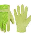 Women Work Gloves With 3D Mesh Breathable Leather For Gardening And Yard Work Durable Pigskin Palm For Grip Like A Pro