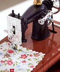 Handcrafted Vintage Sewing Machine Music Box With Wind Up Mechanism Matte Ornament For Wedding Parties And Home Office Or Bedroom