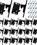 Bulk 20 Pack RV Drawer Latches And Catches With Mounting Screws, 10 Lbs Pull Force RV Cabinet Door Latches, Sturdy ABS