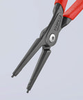 External Precision Snap Ring Pliers With Durable Comfort Grip For Worksite Or Shop Use With Red And Silver Handle Pro Grade Quality
