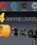 Copper nozzles for 350W Brushless Paint Sprayer Yielding Hella Smooth Finish And No Sweat Operation For DeWalt Batteries.