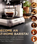 Smash Your Daily Grind With This Straight Up Smooth All In One Espresso And Cappuccino Coffee Maker featuring brewed coffee.