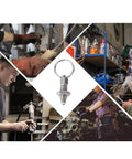 Heavy Duty Stainless Steel Spring Plunger With Pull Ring displayed among technicians, showcasing its precision for industrial assembly.