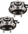 4WD Front Wheel Bearing Hubs For Ford F-150 2018 2019 2020 Front Left And Right Hub Assembly Replacement Kit, 6-Lug