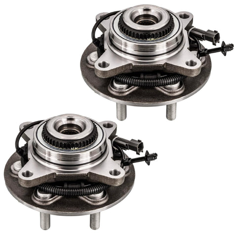 4WD Front Wheel Bearing Hubs For Ford F-150 2018 2019 2020 Front Left And Right Hub Assembly Replacement Kit, 6-Lug