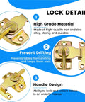 Heavy Duty Spring Table Locks For Extension Dining Tables Built Tough For Wood Tables Rock Solid Leaf Connectors hardware lock details made of iron and zinc alloy.