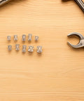 Knurled Threaded Inserts Nuts Assortment Kit Brass 500 Pcs Pro Grade For Metal And Plastic Parts Embedding With Easy Installation And Durable Knurled Grip Design For Fast Reliable Threaded Insertion, brass inserts on wood