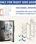 Easy Install Side By Side Fridge Door Bin Replacement Fits Bottom Two Shelves Models 242126602 4547407 PS12364199 AP6278233