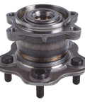 Front view of Rear Wheel Hub And Bearing Assembly For AWD Nissan Juke 2011-2017, Rogue 2008-2020, And Rogue Sport 2017-2022
