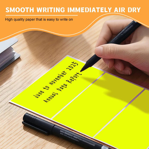 Color Code 3x5 Inch Fluorescent Rectangle Labels 8 Bright Colors For Envelopes Files Inventory And Home Office Organization 240 Labels