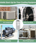 RV Air Conditioner Run Capacitor 45 MFD 370V AC Replacement For Coleman Mach Fan Motors with HVAC and pool pump systems