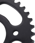 Close-up of black 420 Chain 37 Tooth 58mm Inner Diameter Rear Drive Sprocket Cog for Taotao SSR Coolster Apollo CRF Thumpstar Pit PRO Dirt Bikes