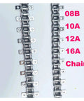 Top Notch Roller Chain For Industrial Conveyor Belt Systems Made Of 304 Stainless Steel with sizes 08B 10A 12A 16A