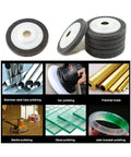 Nylon Fiber Polishing Disc For Angle Grinders 100mm 115mm 125mm Nonwoven Abrasive Wheel Removes Oxidation And Stains Metal Finishes