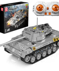 Dope RC Tiger Tank Building Set With 971 Pieces Dual Remote And App Control WW2 Military Tank Model for Builders and Collectors.