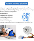 Refrigerator Evaporator Fan Motor Replacement For Frigidaire Kenmore Electrolux with installation guide and technician