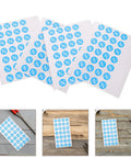 Ground Wire ID Labels 200pc Set For Electrical Boxes And Control Panels, PVC Stickers With International Standards, Universal Indoor And Factory Use, Earth Ground, Neutral, Phase Tags, blue N labels on sheets