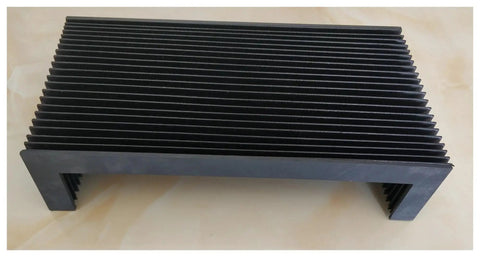 U Type CNC Way Cover Bellows Built Tough For Heavy Machinery, Rugged Tri Proof Nylon With PVC Plate, Tight Seal Guards Critical Components