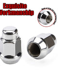 Chrome Bulge Acorn Lug Nuts Set M12x1.5 Thread 60 Degree Conical Seat 3/4 Inch Hex 1.4 Inch Long 20-Piece Wheel Lug Nut Kit.