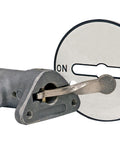 Universal Three Way Toggle Valve For Dump And Hoist Applications With One Eighth Inch NPT Ports 174 PSI Rating Includes On Off Face Plate