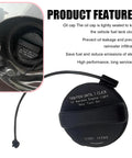 Nissan Infiniti Compatible Fuel Tank Cap With Tight Seal And Rubber Ring ABS Heat Resistant Port Cover displayed with features