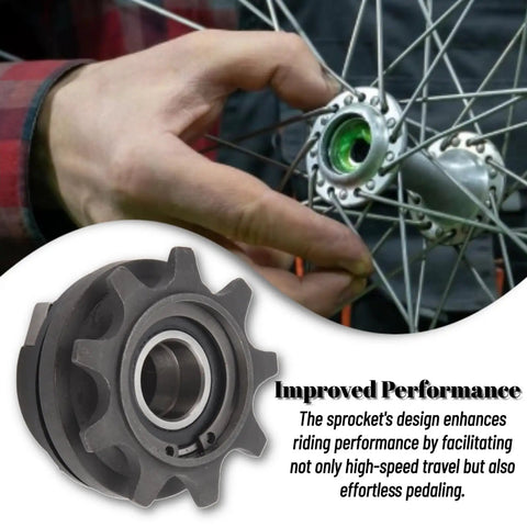 Installation of 9T 12mm Freewheel For Folding Bikes Single Speed Cog Sprocket Ready To Ride Durable High Strength Freewheel